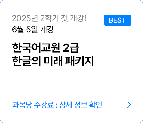 한국어교원 2급