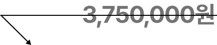 정상가 3,750,000원